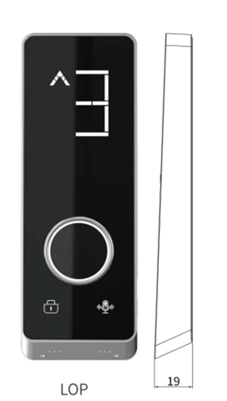 MAGO10-ZX-KBF-01 with Mechanical button with Wall-mounted model