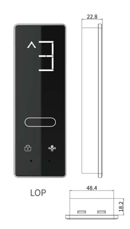 MAGO10-ZX-KBF-01 with Induction button with Open hole