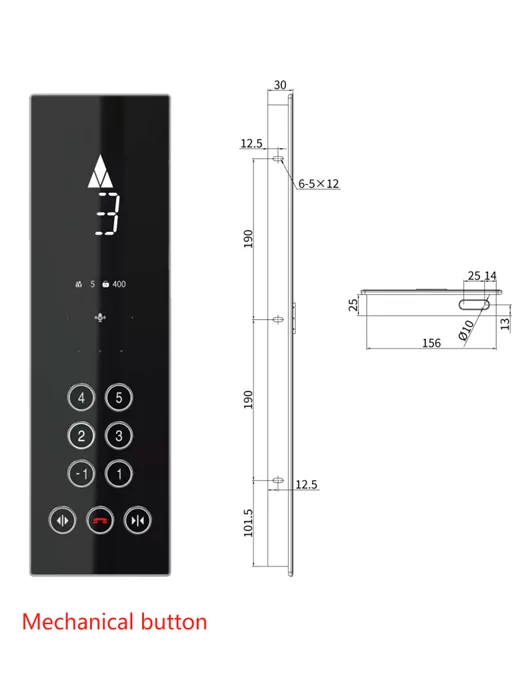 MAGO10-CK-GCF-01 with Mechanical button